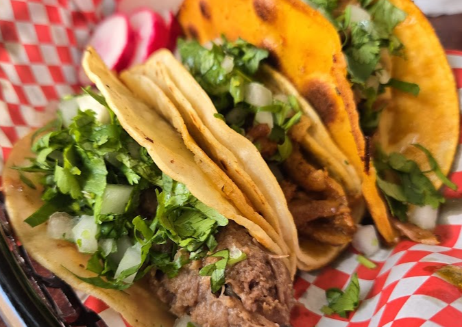 Tacos La Familia signature dishes Fried TacosPizzadillaStreet Tacos